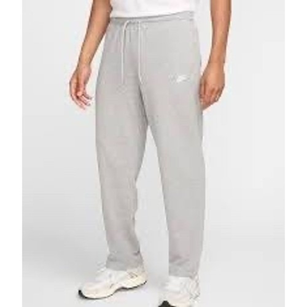 Nike Mens Sportswear Club Fleece Sweatpants Grey Straight Leg 804395-063 M